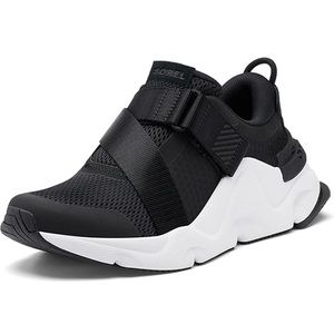 Brand NIB Sorel Kinetic RNEGD Strap Shoes - tennis shoes, Black white, Size 7.5